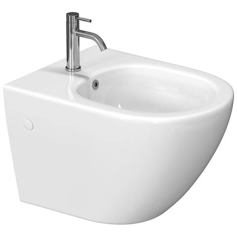 HOROW UB02R Wand-Bidet spülrandlos Moderne WC-Dusche 49×36×32,5 cm