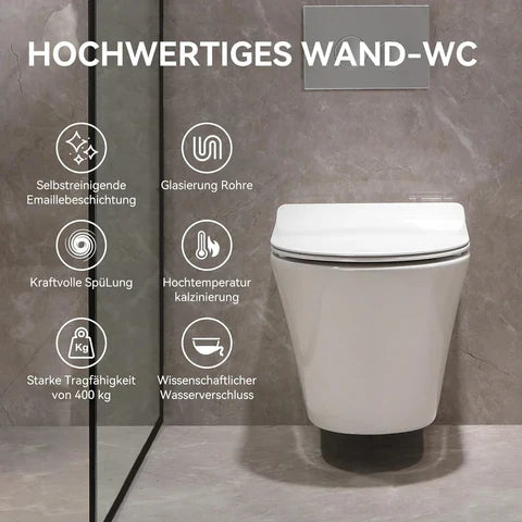 Weißes WC