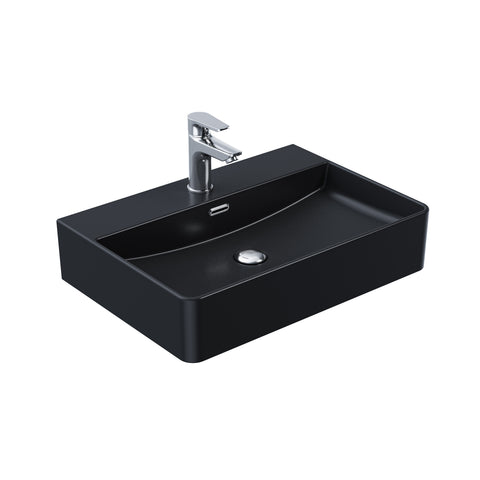 HOROW F10A-S6042 Waschbecken 60 cm mit Hahnloch & Überlauf