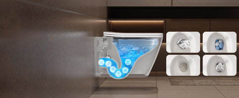 HOROW HB-L02U Wand Dusch-WC spülrandlos
