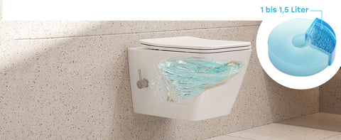 HOROW HB-L02U Wand Dusch-WC spülrandlos