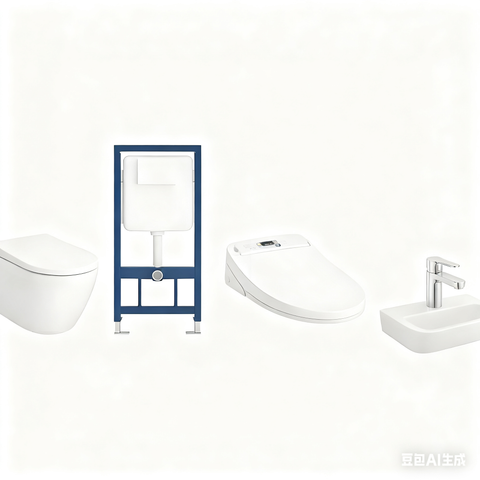 HOROW UG16R Spülrandloses Wand-WC mit Soft-Close-Deckel, 54×36×35,5 cm