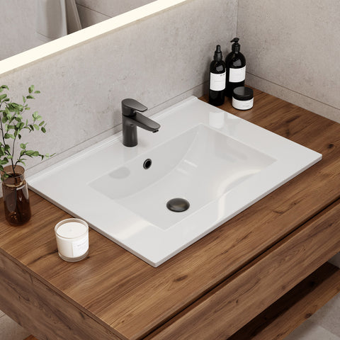 HOROW F10C-S6146 Einbau-Waschbecken 60 cm Breit