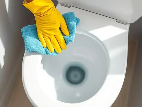 toilette reinigen
