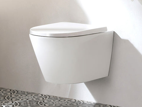 HOROW UG10R Wand-WC 53,9 cm – Weiß