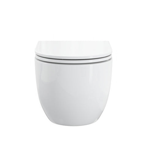 HOROW UG16R Spülrandloses Wand-WC mit Soft-Close-Deckel, 54×36×35,5 cm