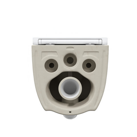 HOROW UG16R Spülrandloses Wand-WC mit Soft-Close-Deckel, 54×36×35,5 cm