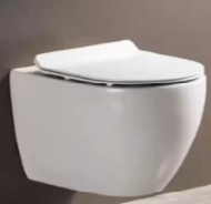 HOROW UG06R Wand-WC Set mit Absenkautomatik & Nano-Beschichtung – Keramik-Toilette