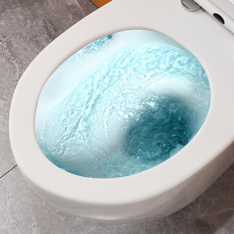 HOROW UG09R Wand-WC aus Keramik mit Soft-Close-Sitz & Superspin-Spülung