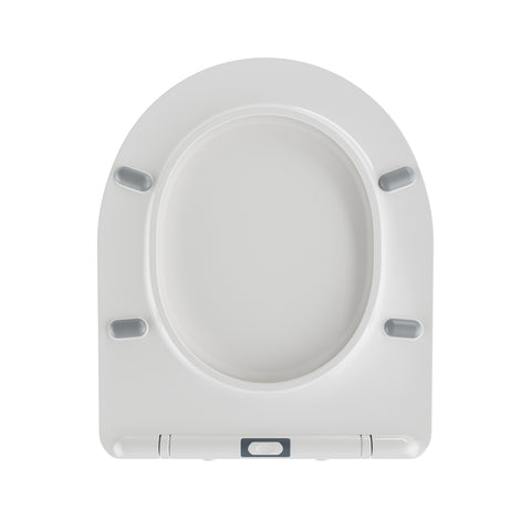 HOROW UG15R Wand-WC, spülrandlose Toilette aus Keramik, 52,5 × 36 × 36,5 cm