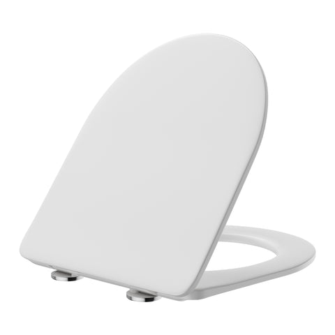 HOROW UG15R Wand-WC, spülrandlose Toilette aus Keramik, 52,5 × 36 × 36,5 cm