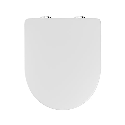 HOROW UG15R Wand-WC, spülrandlose Toilette aus Keramik, 52,5 × 36 × 36,5 cm