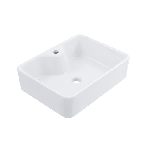 HOROW F10A-S4837 Aufsatzwaschbecken Rechteckig 48x37x13 cm