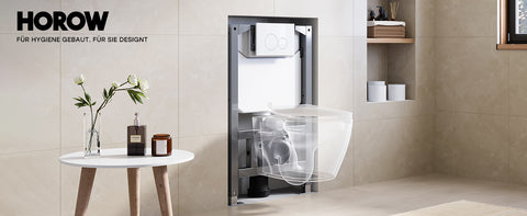 HOROW UWT04L Vorwandelement WC,Unterputz Spülkasten Toilette WC  82×50×14 cm