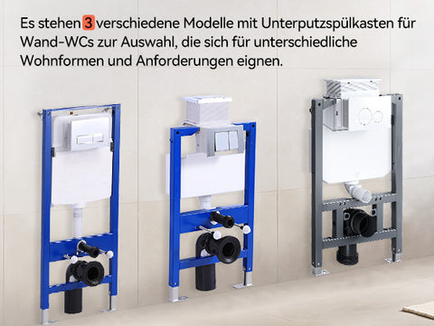 HOROW UWT04L Vorwandelement WC,Unterputz Spülkasten Toilette WC  82×50×14 cm
