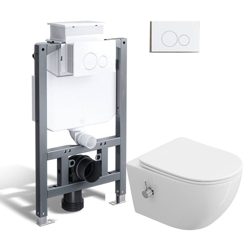 HOROW UWT04L Vorwandelement WC,Unterputz Spülkasten Toilette WC  82×50×14 cm